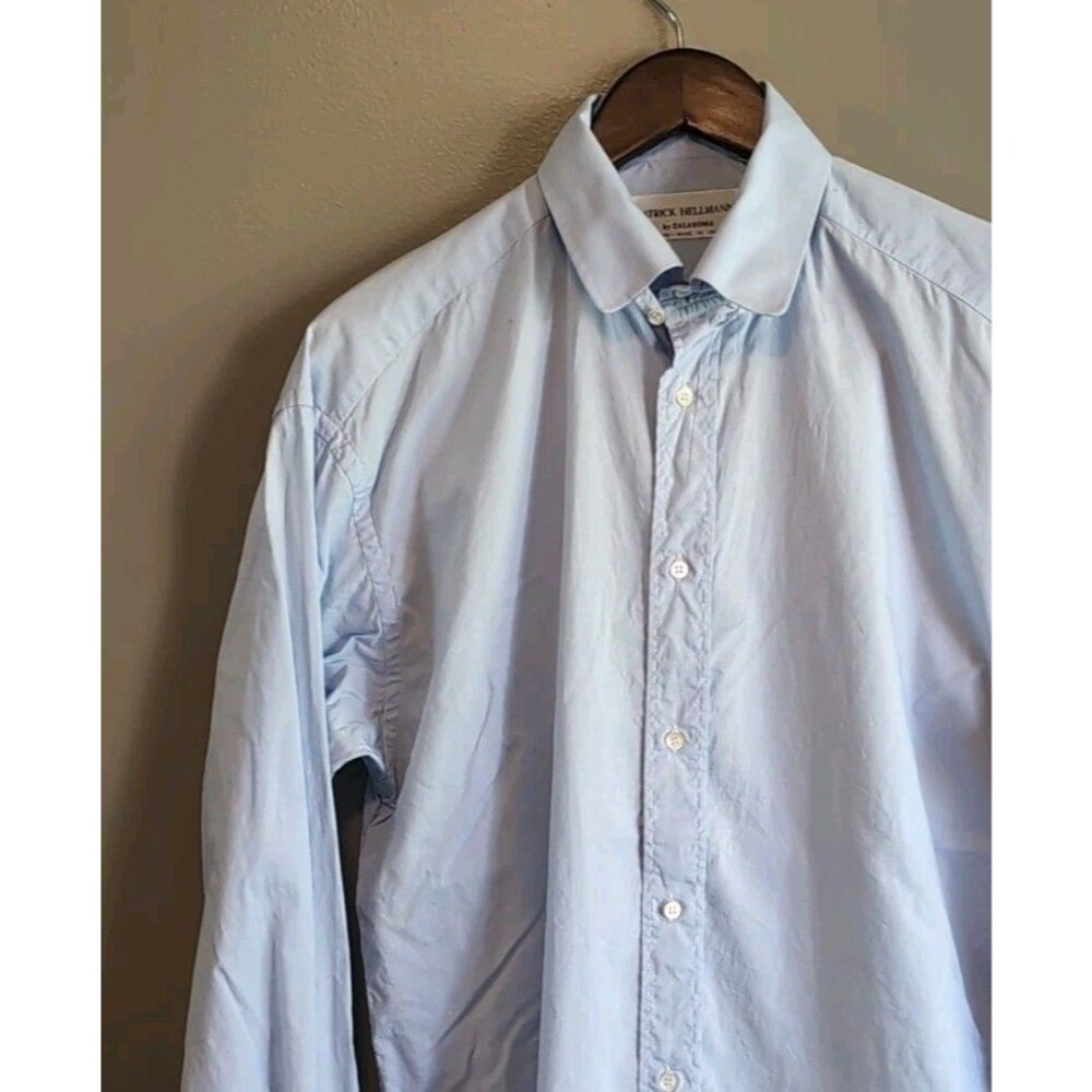 Patrick Hellmann Custom Made Italy Light Blue Dre… - image 4